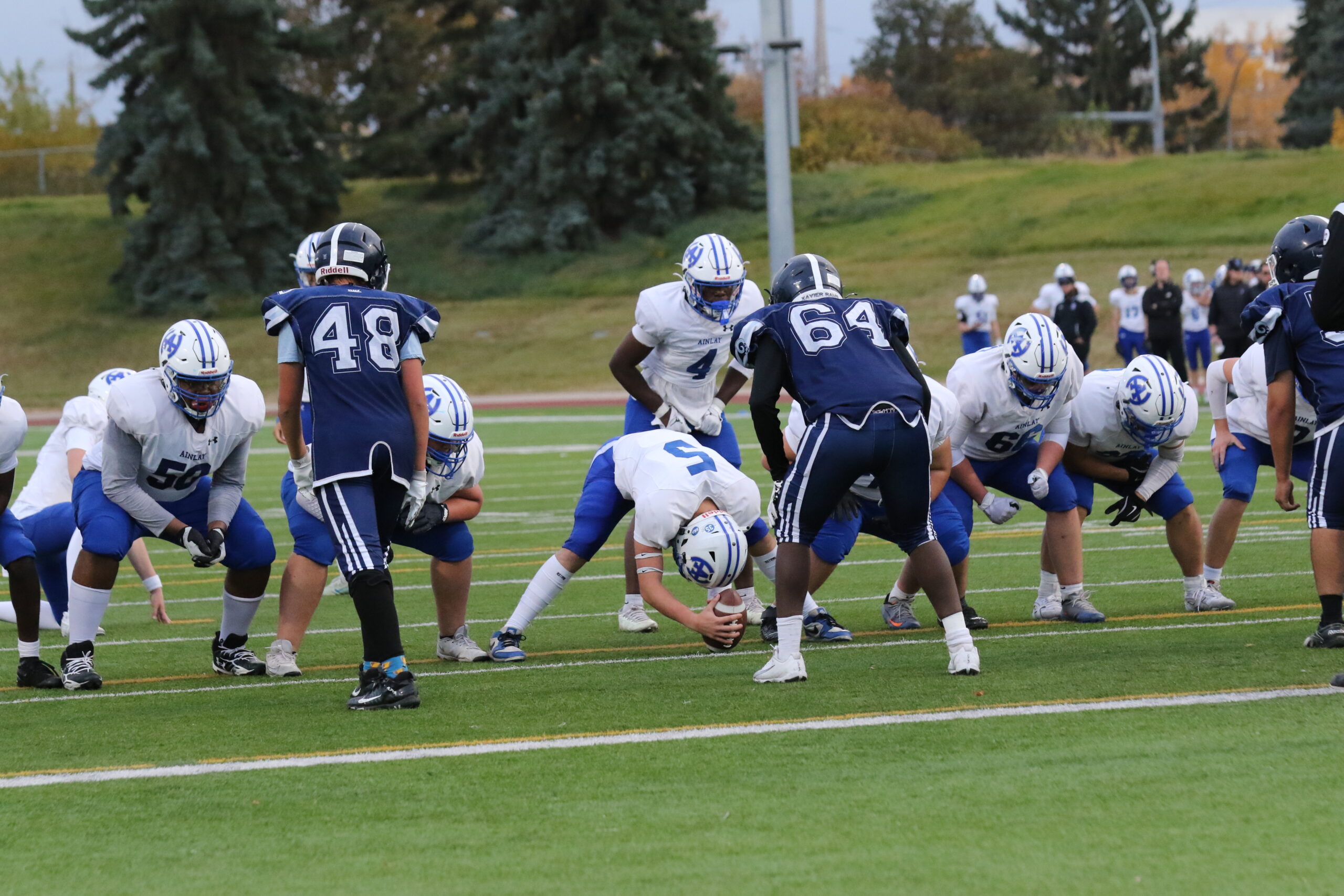 Junior Titans vs. St. Francis Xavier, Oct 7: offensive line returns